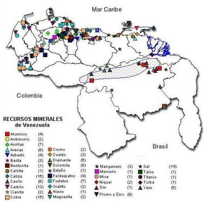 Tipos de Minerales en Venezuela